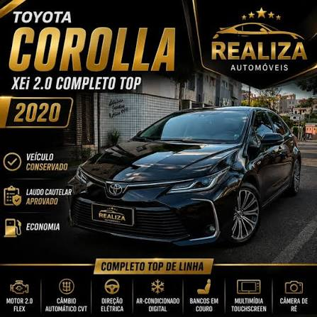 Toyota Corolla — foto enviada pela Realiza Automóveis BH